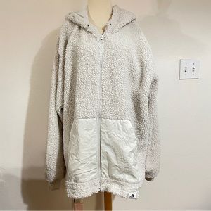 Adidas | Sherpa Fleece Full Zip Hoodie